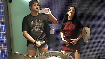 After the party I fucked the hot ass in the motel bathroom!