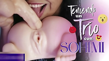TRIO CON UNA MUÑECA SEXUAL - SOHIMIDOLL - JOI-