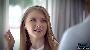 Big natural tits teen Melody Marks loves rough sex from a huge cock