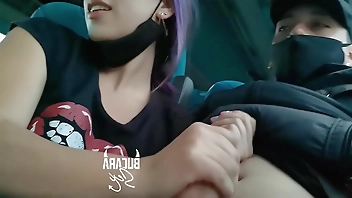 Follando en un bus de copetran con desconocido que pago mi pasaje