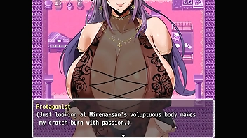 Mirena's Manor [Hentai game PornPlay ] Ep.3 rough doggystyle fuck and french kissing