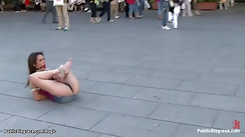 Spanish fucked by strangers in public