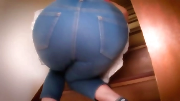 江波りゅう ピタパン美巨尻家政婦の年末大掃除 1