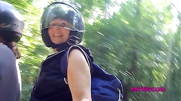 If you take me for a ride on my motorbike, I'll give you a nice present