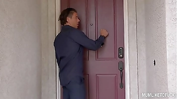 Busty Milf Eva Notty rides huge cock & gets cumshot all over her big tits