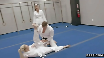 Cum Pao Ft Olivia Grey, Abigail Peach, Bella Rolland