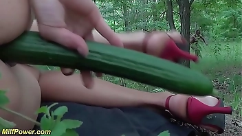 milf outdoor interracial big cock fucked