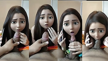 My step Sister-in-Law is my Whore She Sucks My Cock While Talking to Her Husband on the Phone NTR