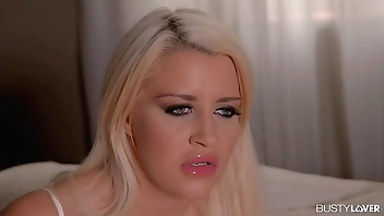 Busty lovers can't wait to see busty Sienna Day's big tits fucked hard