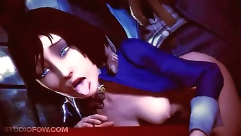 Sexy Bioshock Elizabeth Bends Over For Massive Dick