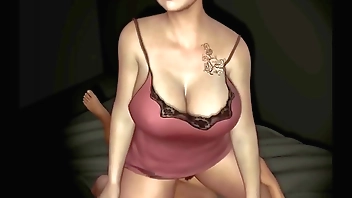 Step mom taking a ride on top of her step son POV