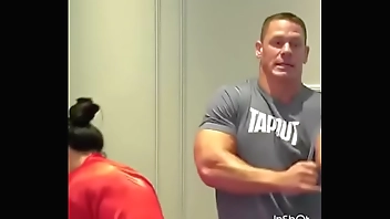john cena and Nikki Bella celebration 500K