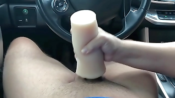 Pocket pussy Handjob