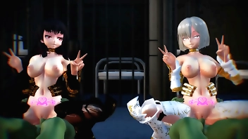 [20180528][MMD]XXX HK Knight Isokaze HamaKaze and Orcs
