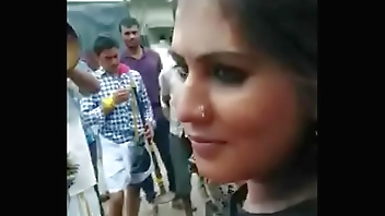 Desi girl public show