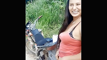 Sister-in-law in the bush lets herself be recorded pissing, and ends up giving me her tight ass