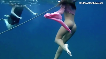 Swimming Naked Russian Babes