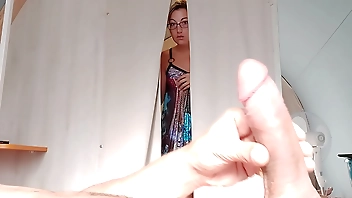 He thought he was alone, his mother-in-law saw everything OMG !!! she offers him services...