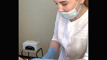 Dude spontaneously cum right on the procedure from the beautiful Russian master SugarNadya