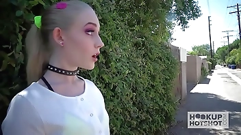 Blonde babe Emma Starletto goes on second rough online date