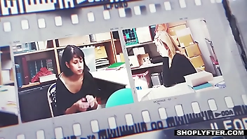 Tighty teen thief punish fucked for stealing by security