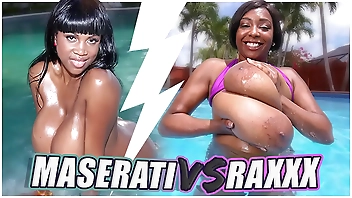 BANGBROS - Battle Of The GOATs: Rachel Raxxx VS Maserati XXX