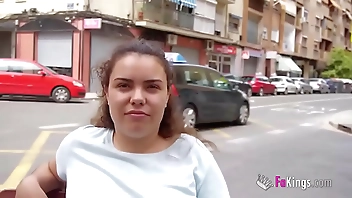 Busty brunette sates her sex urges with a guy she just met