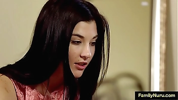 step Daughter caught father masturbating