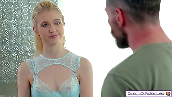 Blonde masseuse give client nuru massage