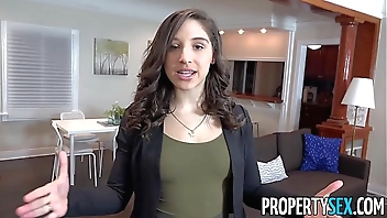 PropertySex - College student fucks hot ass real estate agent