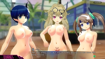 Senran Kagura Peach Beach Splash Nude Mod