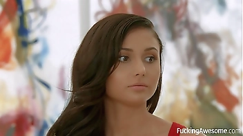 Petite Ariana Marie Fucks in a Pretty Lingerie