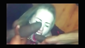 OMG! Cheating British slut gets pounded by 2 Massive Big Black Dicks!!!