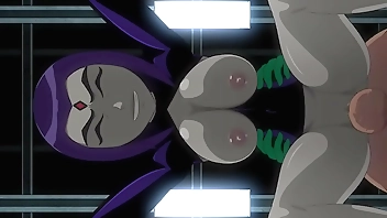 raven and robin going at it