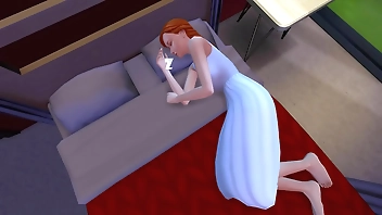 बेटा सो रही माँ