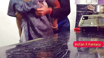 Please don't fuck now someone will come.Forcibly fuck sister in law in the kitchen