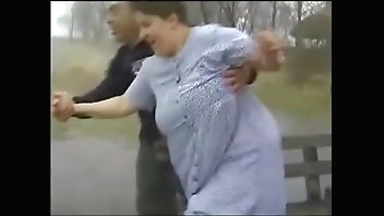 Masked man fucks a BBw in the mud