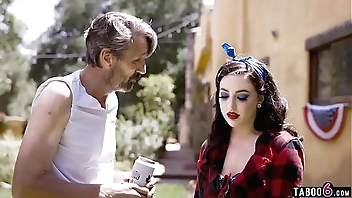 lures teen niece into a BBQ gangbang fuck party