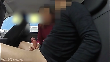 Public Blowjob At Mall Parking - Risky Sucking My Student's Cock - MissCreamy