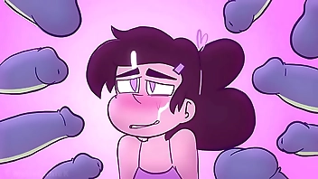 animation by missmoonified: pajama party with special guest