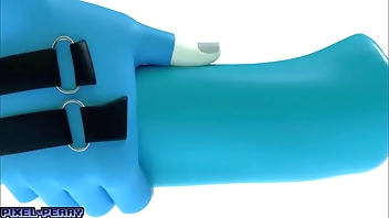 MLP Futa blue Vinyl lollipop