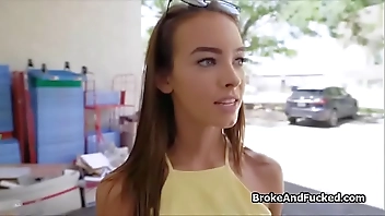 Super model quality teen on strangers cock