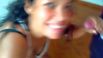 Threesome with my lover and my cuckold husband. I get a new boyfriend to be shared and be one more hot whore. My husband shares me with strangers who fuck my pussy and make me suck his dick