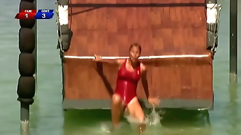 Exatlon 01x14 Natalia Valenzuela Nalgona En Traje de Baño