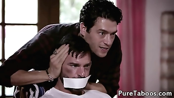 Petite duo jizzcovered in front of stepdaddy