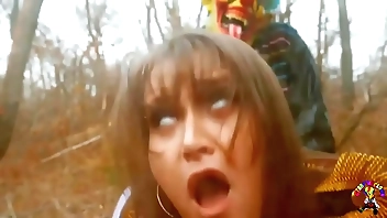 Fucking my step sister in the woods