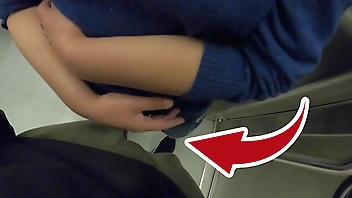 Unknown Woman Touch my Cock in Subway