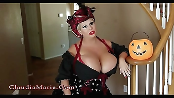 Claudia Marie Interracial Anal Halloween