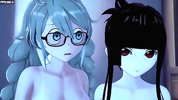 閻魔のお姉ちゃんと男の娘　3Dエロ動画