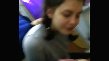 Amateur brunette teen blowjob and quicke at work